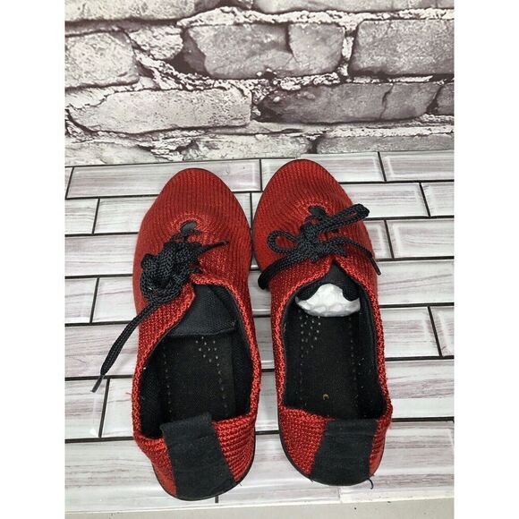 Arcopedico Red Fabric Knit LS Arch Support Sneakers Shoes Women’s Sz 39EU/8M US - Picture 7 of 16
